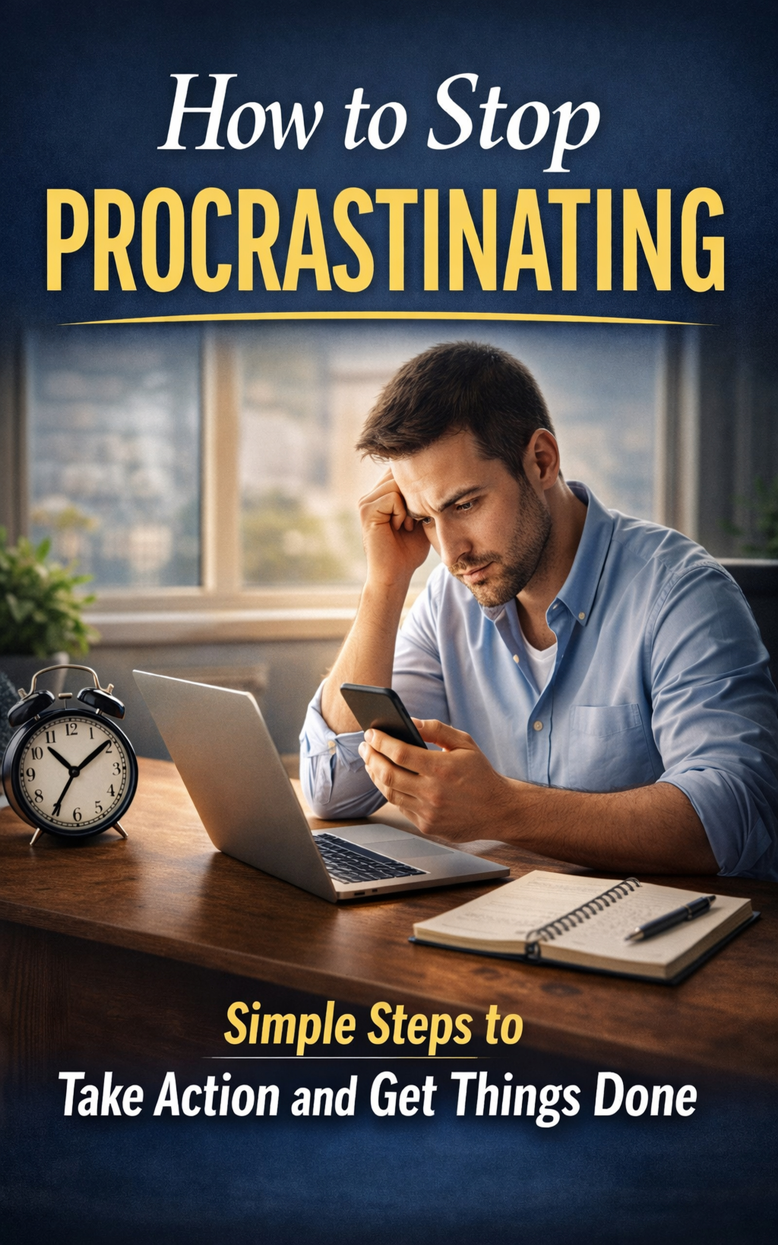 Cover of How to Stop Procrastinating by Toni Mills